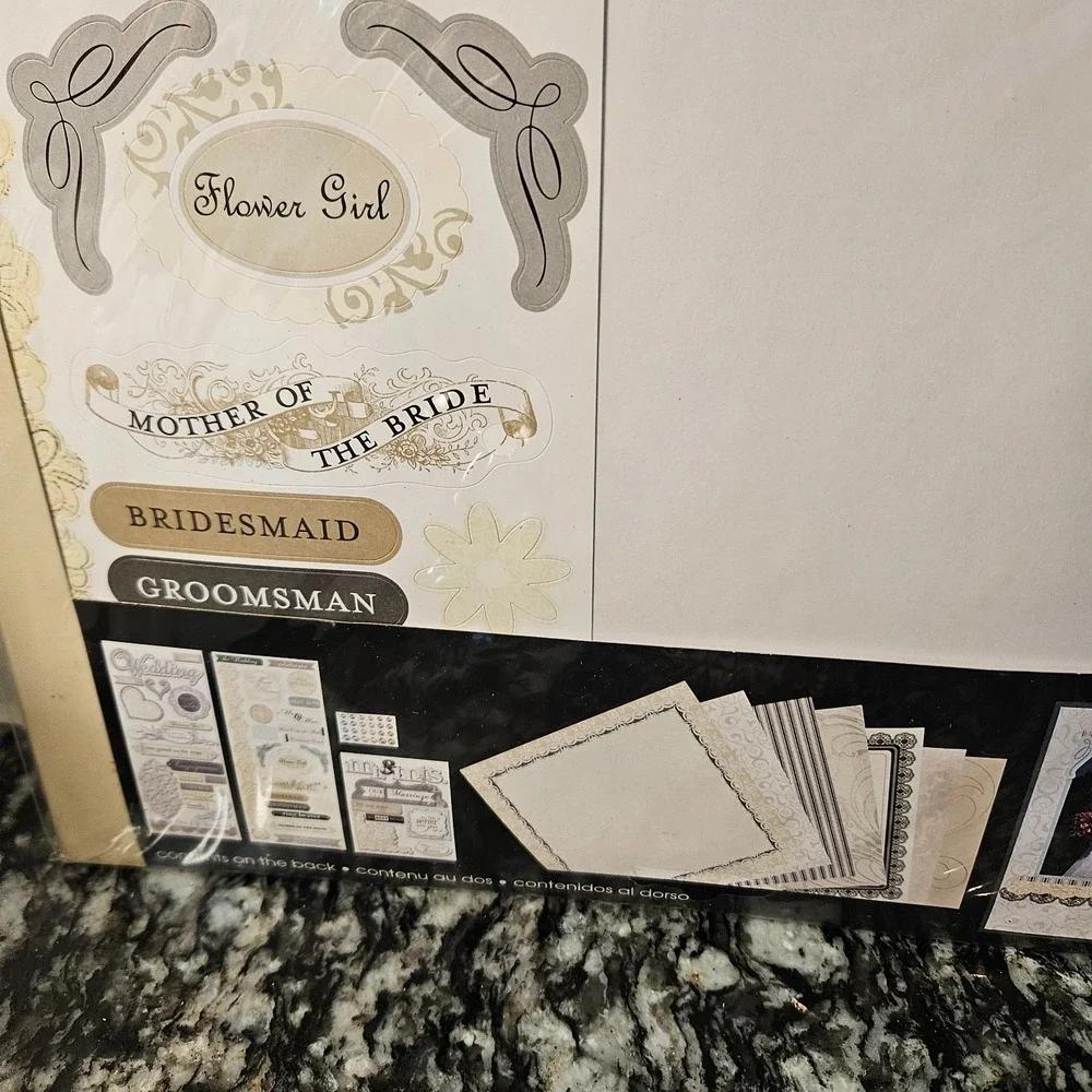 New Me‎ & My Big Ideas Scrapbook Page Kit Wedding12x12
